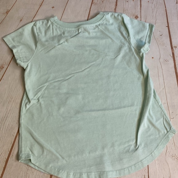 Disney Mint Green Tinkerbell Think Happy Thoughts Peter Pan Soft Tee Shirt - Picture 4 of 4